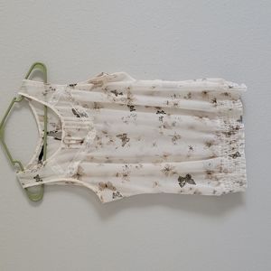 Maurices sheer butterfly sleeveless top